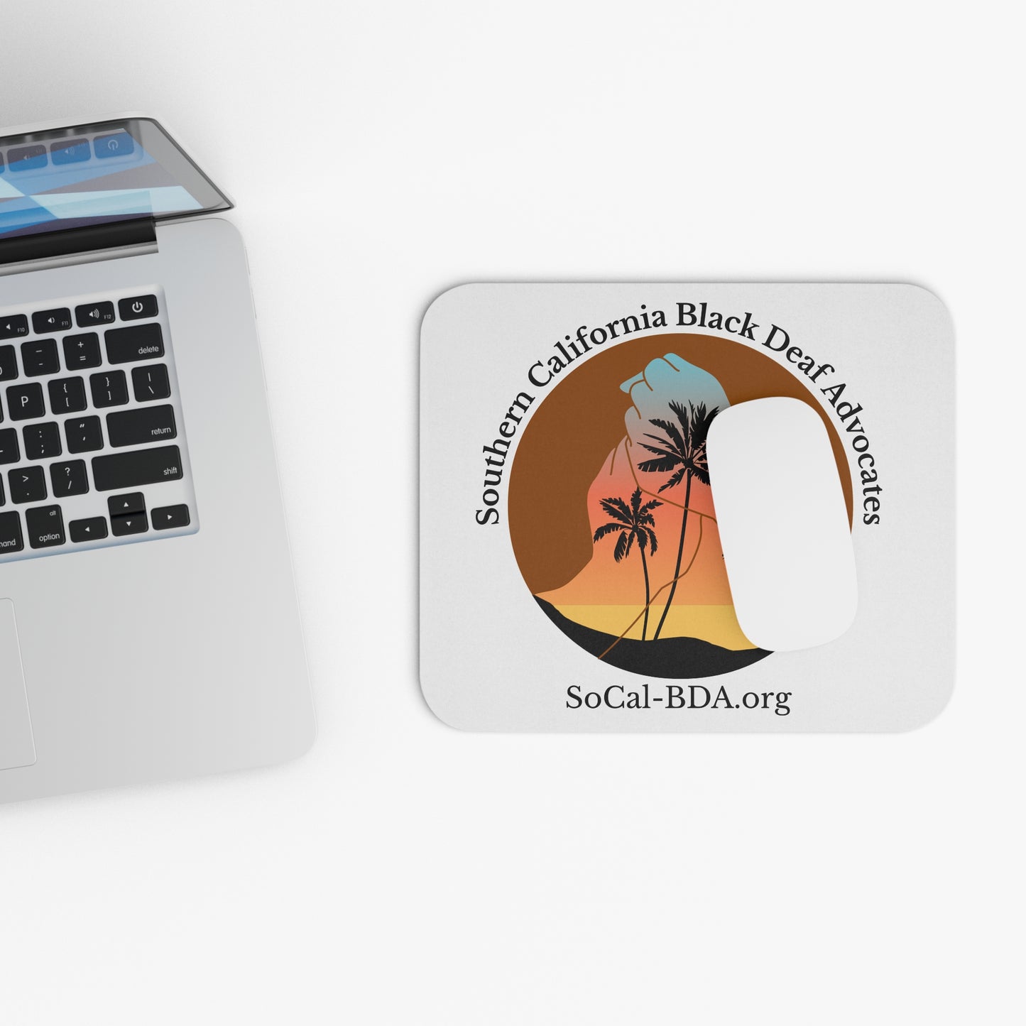 Rectangular Mouse Pad - Southern California Black Deaf Advocates