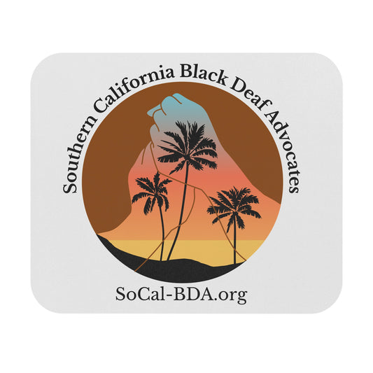 Rectangular Mouse Pad - Southern California Black Deaf Advocates
