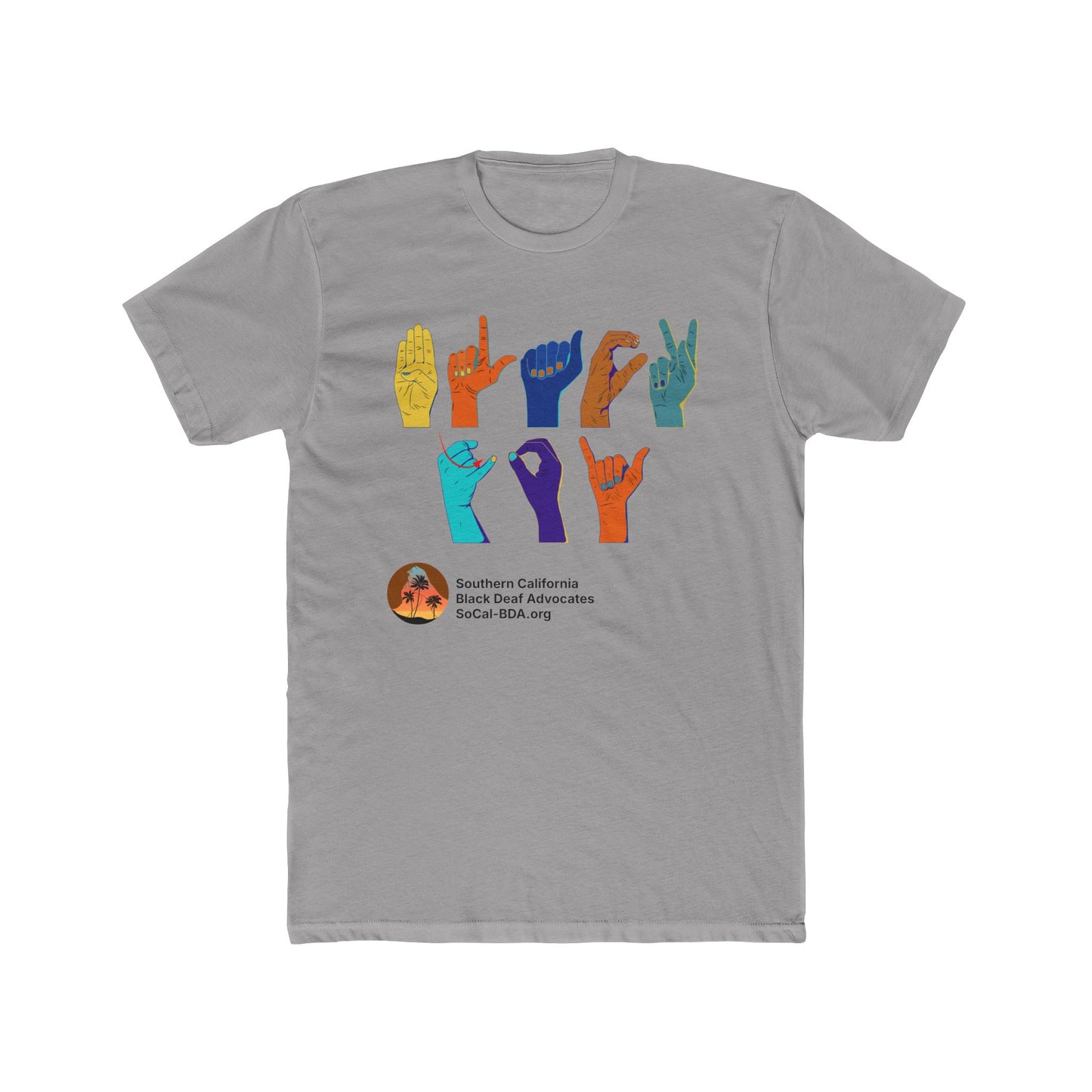 Black Joy ASL T-Shirt — Vibrant ASL Finger-spelled Deaf Pride Tee -- Adult unisex